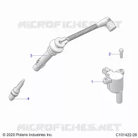 ELETTRICO, IGNITION COIL, WIRE AND SPARK PLUG
