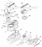 CILINDRO   COLLETTORE SLT 700 B964166 AND INTL. SLT 700 I964166 (4933923392B014)