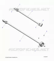 TRASMISSIONE, FRONT AND REAR PROP SHAFT