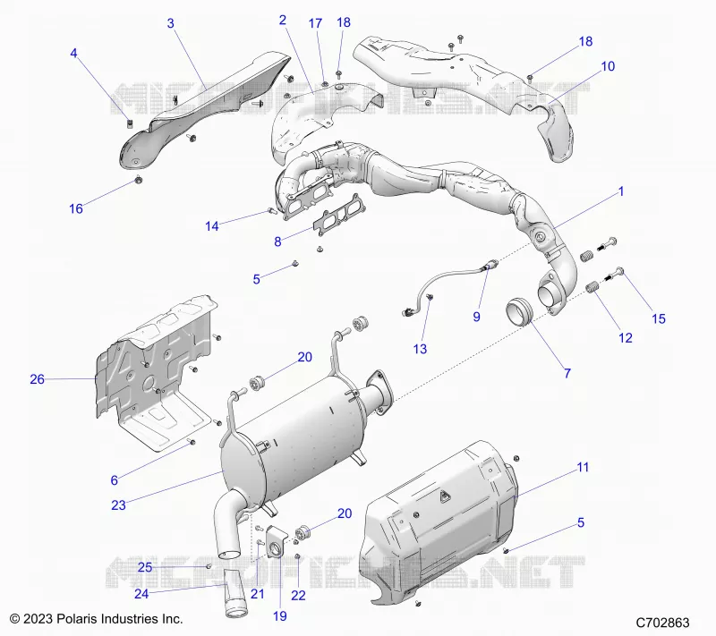 ENGINE, IMPIANTO DI SCARICO