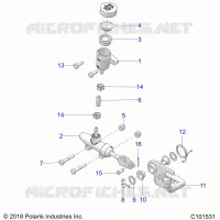 BRAKES, BRAKE PEDAL AND CILINDRO PRINCIPALE