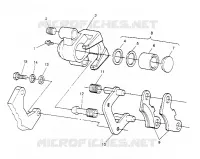 FRENO ANTERIORE MONTAGGIO Trail Blazer W957221 (4930363036B003)