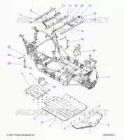 CHASSIS, MAIN FRAME AND SCIARED PLATES