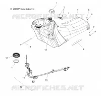 SISTEMA DI ALIMENTAZIONE CARBURANTE, CARBURANTE TANK ASM.