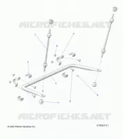 SUSPENSION, REAR BARRA DI STABILIZZAZIONE