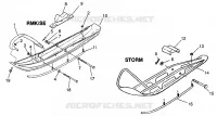 SCIARE Storm 0975782, Storm SE H975782, European Storm SE E975782, and Storm R (4937823782B005)
