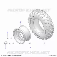 RUOTAS, FRONT TIRE