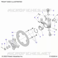 SOSPENSIONI ANTERIORI HUB, KNUCKLE AND BRAKE DISC