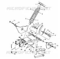 SWING ARM   SHOCK TRAIL BLAZER W957221 (4930363036B009)