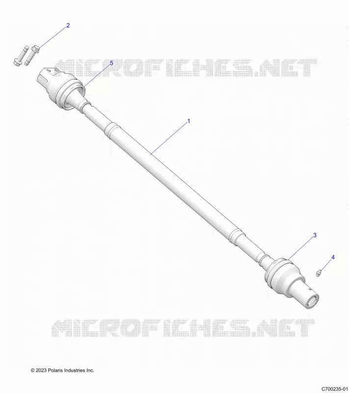 TRASMISSIONE, REAR PROP SHAFT