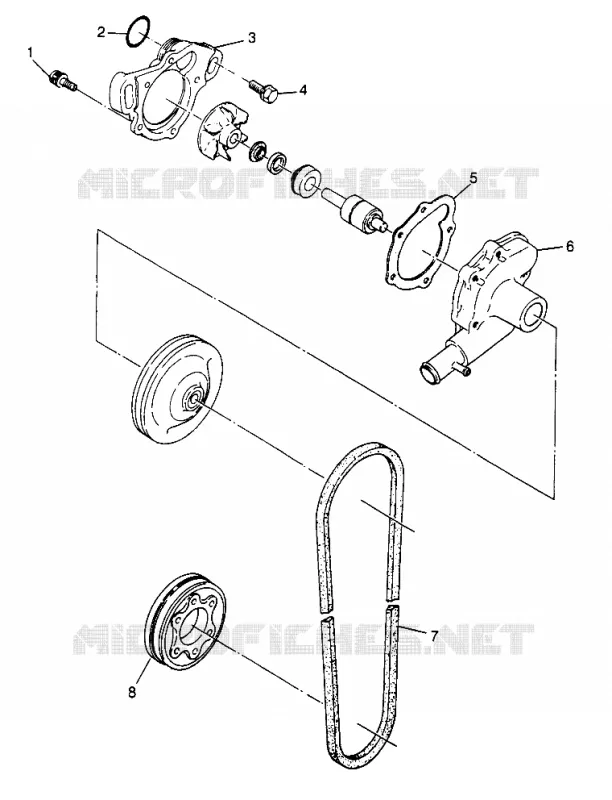 POMPA DELL'ACQUA 500 0972764, EUROPEAN 500 E972764, 500 SKS 0972564, EUROPEAN 500 (4938393839D002)