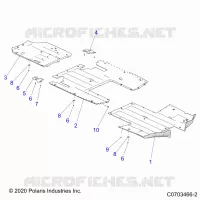 CHASSIS, SCIARED PLATES