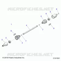 TRASMISSIONE, DRIVE SHAFT, FRONT