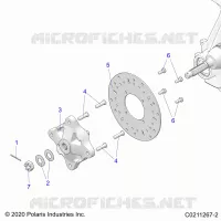 SOSPENSIONI ANTERIORI HUB AND BRAKE DISC