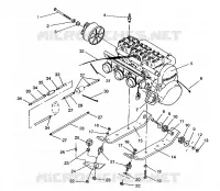 MONTAGGIO DEL MOTORE RXL/0930768 and RXL SKS/0930568 (4922992299025A)