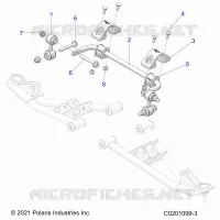 SUSPENSION, FRONT BARRA DI STABILIZZAZIONE