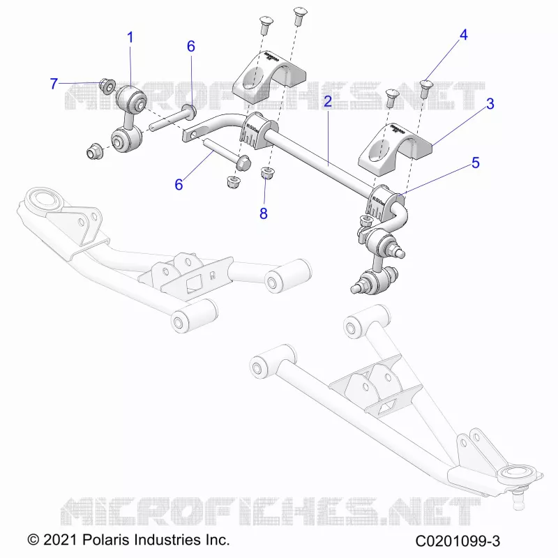 SUSPENSION, FRONT BARRA DI STABILIZZAZIONE