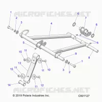 SUSPENSION, ANTERIORE COPPIA ARM
