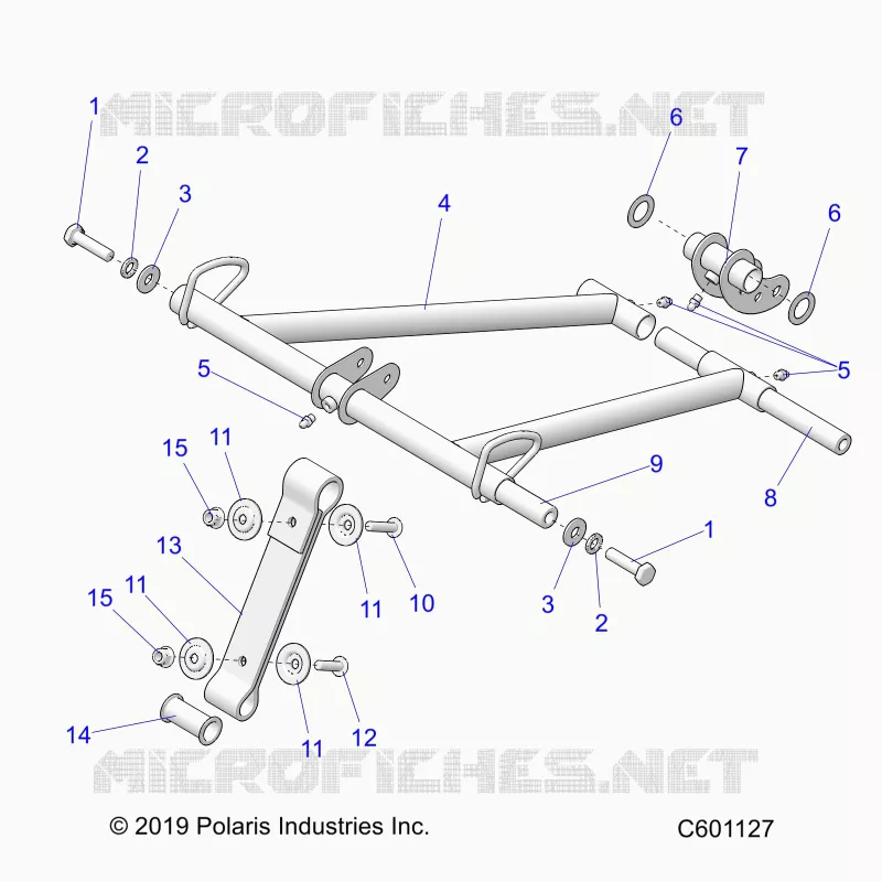 SUSPENSION, ANTERIORE COPPIA ARM