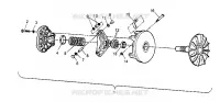 TRASMISSIONE FRIZIONE ASSEMBLY Sport 400L W958540 (4930133013B011)