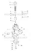 CARBURATORE TRAIL DEALER MUST VERIFY JETTING   CARBURATORE NUMBERS. (4916831683032A)