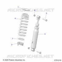 SUSPENSION, SHOCK ANTERIORE MOUNTING