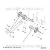 SUSPENSION, POSTERIORE COPPIA ARM