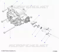TRASMISSIONE, REAR GEARCASE MOUNTING