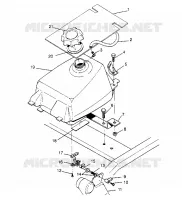 MONTAGGIO SERBATOIO CARBURANTE Sport 400L W948540 (4927232723A011)