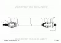 TRASMISSIONE, FRONT HALF SHAFT