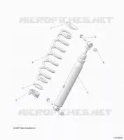 SUSPENSION, REAR SHOCK MONTAGGIO