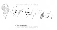 TRASMISSIONE, PRINCIPALE SCATOLA INGRANAGGI OUTPUT SHAFT