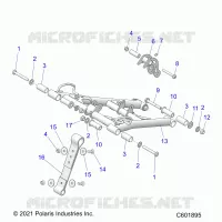SUSPENSION, ANTERIORE COPPIA ARM