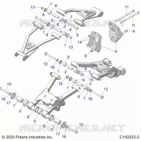 SOSPENSIONE POSTERIORE CONTROL ARM MOUNTING