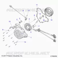 ENGINE, STATOR AND FLYRUOTA