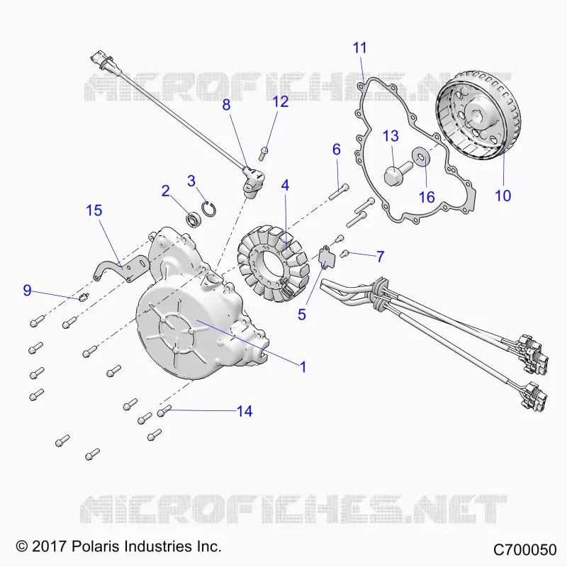 ENGINE, STATOR AND FLYRUOTA