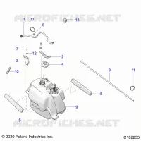 SISTEMA DI ALIMENTAZIONE CARBURANTE, FUEL TANK ASM.