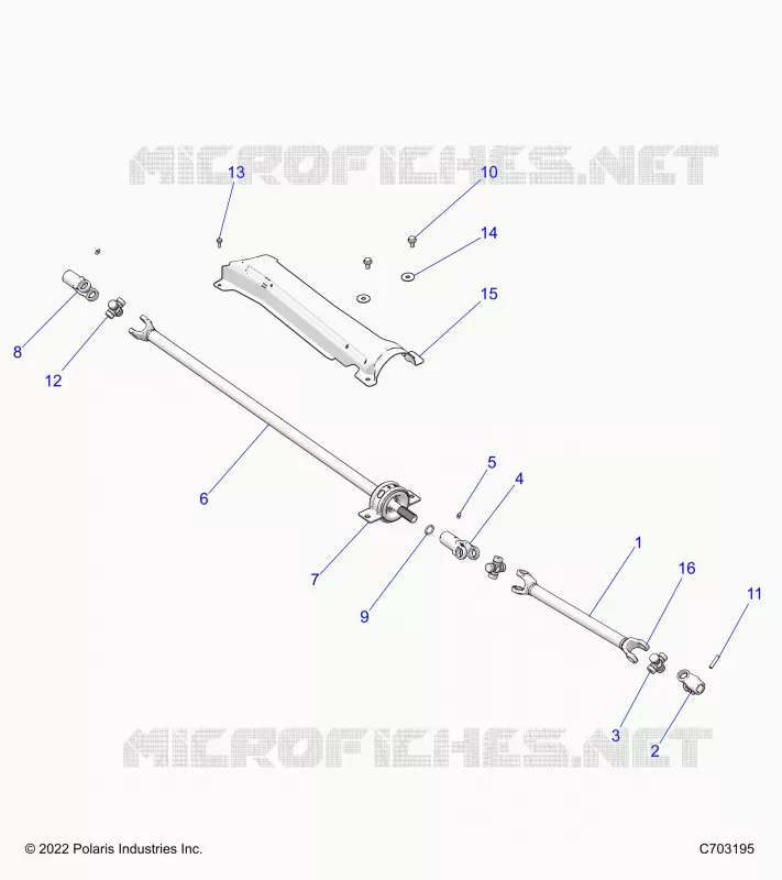 TRASMISSIONE, PROP SHAFT