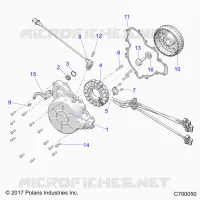 ENGINE, STATOR AND FLYRUOTA