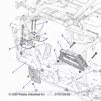 CHASSIS, MOTORE AND REAR DRIVELINE MOUNTING