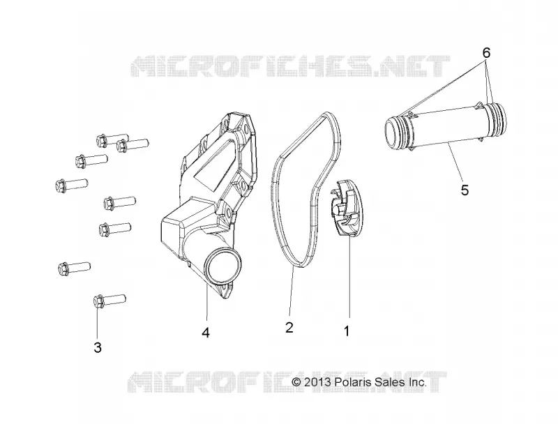 MOTORE, WATERPUMP IMPELLER and COVER