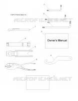 REFERENCES, TOOL KIT AND MANUALE DEL PROPRIETARIOS