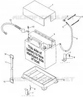 BATTERIA BOX HURRICANE B964466 and Intl. HURRICANE I964466 (4935733573B005)