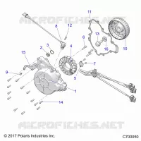 ENGINE, STATOR AND FLYRUOTA