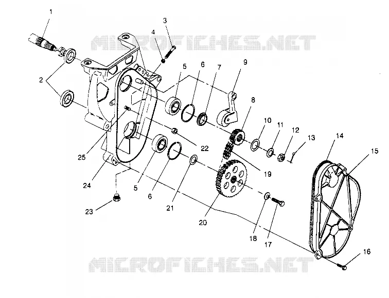 carter della catena ASSEMBLY  TRAIL 0952761 (4928862886B010)