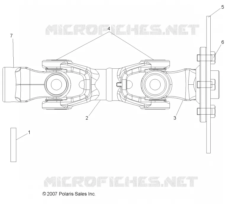 TRASMISSIONE, REAR PROP ALBERO