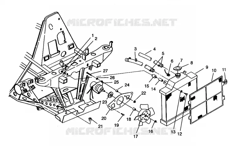 SISTEMA DI RAFFREDDAMENTO XPLORER 4X4 W959140 (4930223022A012)