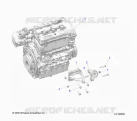MOTORE, MOUNTING AND LONG BLOCK- R24X6L1RAH/AS/BH/BS (C730955)