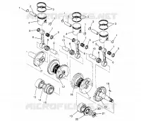 PISTONEEE   ALBERO MOTORE RXL 0966768 (4932033203C008)
