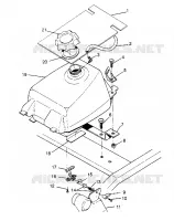 MONTAGGIO SERBATOIO CARBURANTE 6x6 400L W948740 (4926802680A012)